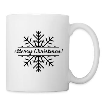 Joyeux flocon de neige de Noël, Célébration de Noël - Mug blanc - blanc - Droite