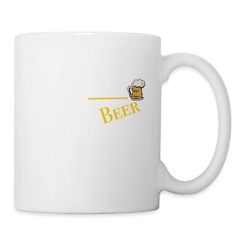 King of the Beer - Tasse - Weiß - Rechts