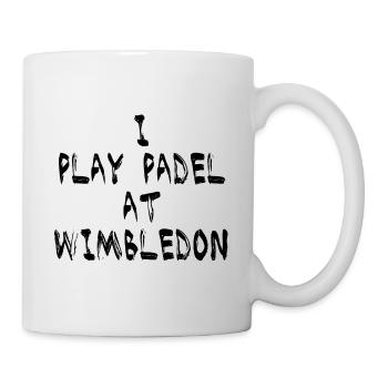 Padel - Geschenk für Padel-Spieler - Tasse - Weiß - Rechts