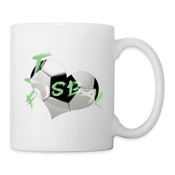 I love football 2022 - Mug - white - Right