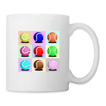 Padel - Cadeau pour joueurs et joueuses de padel - Mug blanc - blanc - Droite