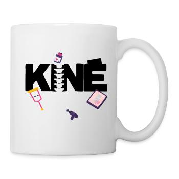 Kiné Cadeau pour Masseur Kinésithérapeute - Mug blanc - blanc - Droite