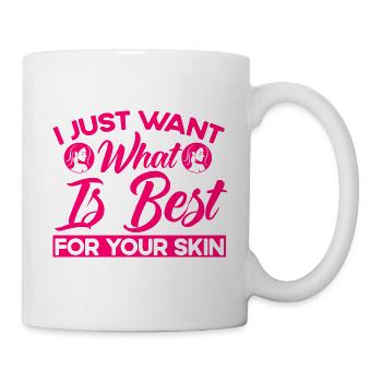 Beautician facial treatment beautician Geschen - Mug - white - Right