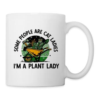 Landschaftsgärtner Hobbygärtner Gärtner - Tasse - Weiß - Rechts