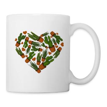 Plant Heart Gardener Saint-Valentin - Mug blanc - blanc - Droite