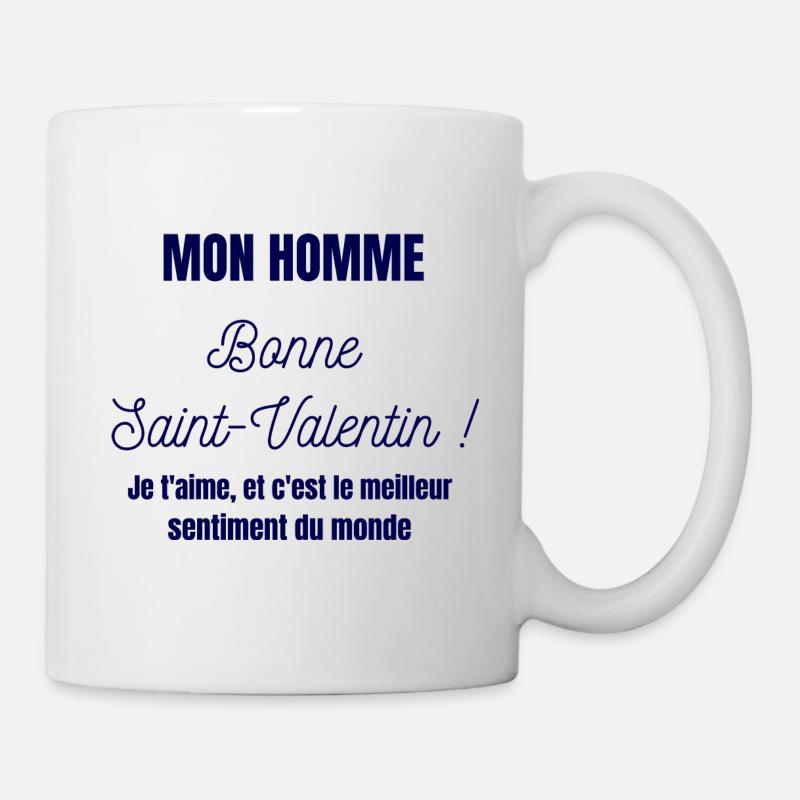 meilleur sentiment du monde saint valentin - Mug blanc - blanc