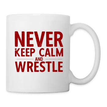 Grappling Martial Arts Wrestling - Tasse - Weiß - Rechts