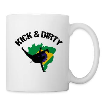 Ginga Capoeira für brasilianische Kampfsportarten - Tasse - Weiß - Rechts