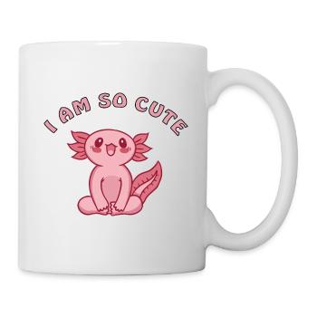 mignon bébé axolotl salamandre à queue aquariophile - Mug blanc - blanc - Droite