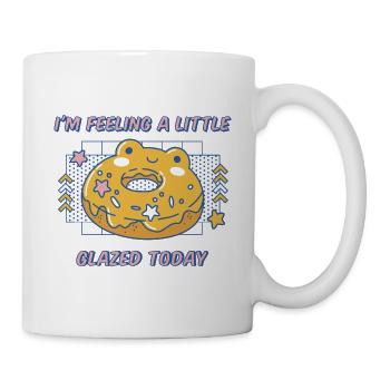 I'm Feeling A Little Glazed Today Funny Doughnuts - Mug - white - Right