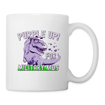 Purple Up For Military Kids Military Child Month - Mug - white - Right