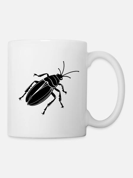 Schabe - Tasse - Weiß