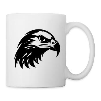 Adler - Tasse - Weiß - Rechts