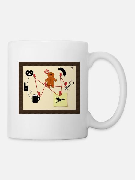 Elsässer Detektiv - Tasse - Weiß