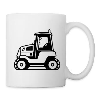 bulldozer - Mug - white - Right