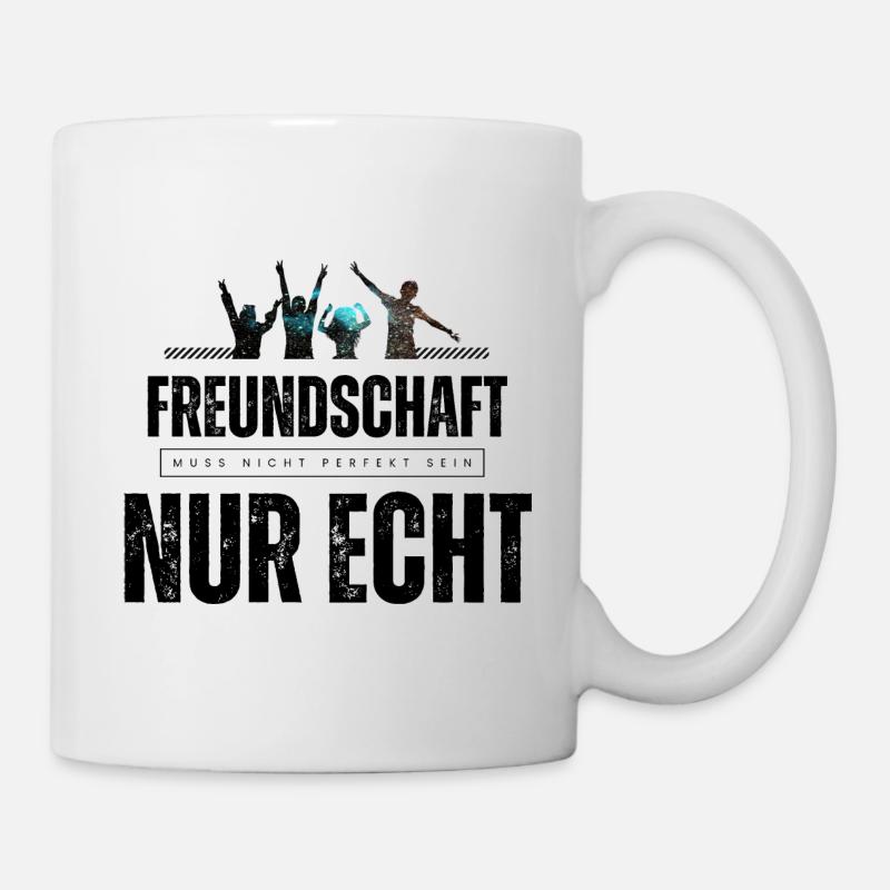 Beste Freunde FREUND Kumpel Kumpels - Tasse - Weiß