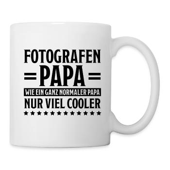 Fotograf Lustiger Spruch Beruf Fotografen Geschenk - Tasse - Weiß - Rechts