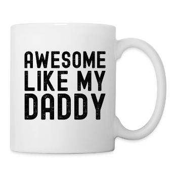 Awesome Like My Dad Geschenke Lustiger Vatertag - Tasse - Weiß - Rechts