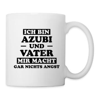 Azubi Spruch Lehrling Auszubildende Azubi Geschenk - Tasse - Weiß - Rechts