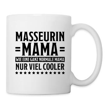 Masseurin Spruch Beruf Massage Masseurin Geschenk - Tasse - Weiß - Rechts