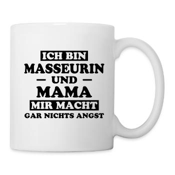Masseurin Spruch Beruf Massage Masseurin Geschenk - Tasse - Weiß - Rechts