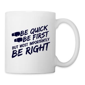 Boxsport Boxing - Tasse - Weiß - Rechts
