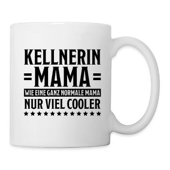 Kellnerin Spruch Kellner Beruf Kellnerin Geschenk - Tasse - Weiß - Rechts