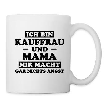 Kauffrau Spruch Verkäuferin Fun Kauffrau Geschenk - Tasse - Weiß - Rechts
