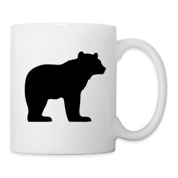 Bär - Tasse - Weiß - Rechts