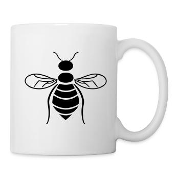 Biene - Tasse - Weiß - Rechts