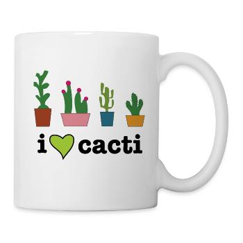 I love cacti - Mug - white - Right