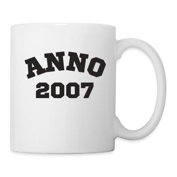 Anno 2007 Birthday Year of birth - Mug - white - Right