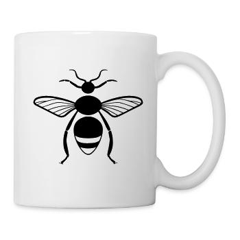 Insecte puce - Mug blanc - blanc - Droite