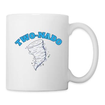 Deux Nado 2e anniversaire Tornade Thème Twonado 2 - Mug blanc - blanc - Droite