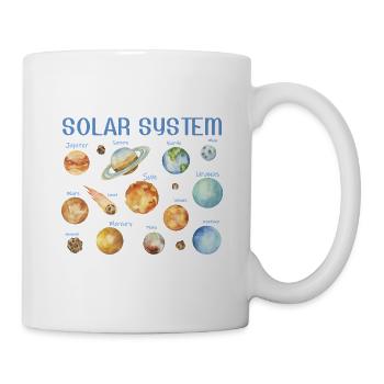 Watercolor Wonder - Named Solar System - Mug - white - Right