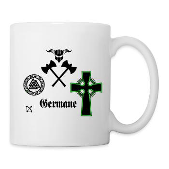 Der Germane - Tasse - Weiß - Rechts