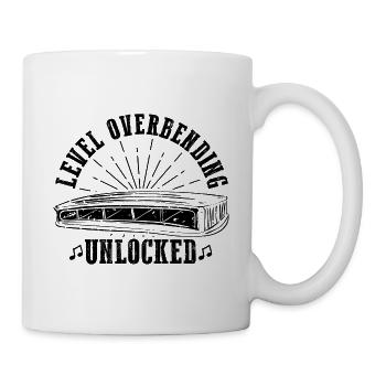 Mundharmonika Spieler und Mundharmonika - Tasse - Weiß - Rechts