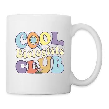 Cool Biologists Club Microbiologist Crew Marine - Tasse - Weiß - Rechts