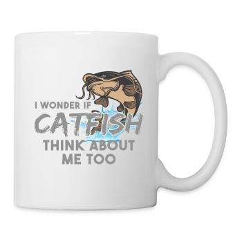 Welsfischer Welsfischen - Tasse - Weiß - Rechts