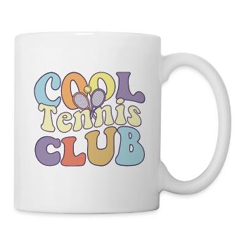 Cool Tennis Club Tennis Coach Tennis Crew Matching - Tasse - Weiß - Rechts