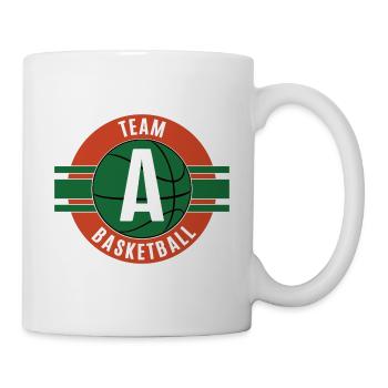Basketball A Team Mannschaft Spieler Spiel Bball - Tasse - Weiß - Rechts