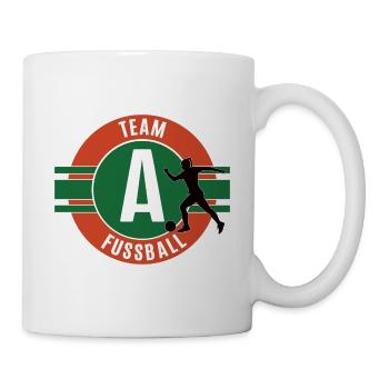 Fussball A Team Mannschaft Spieler Spiel Fußballer - Tasse - Weiß - Rechts