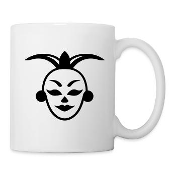 Clown - Tasse - Weiß - Rechts
