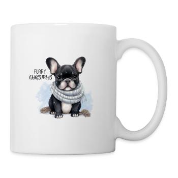 Tierische Weihnachten | French Bulldog Motiv - Tasse - Weiß - Rechts