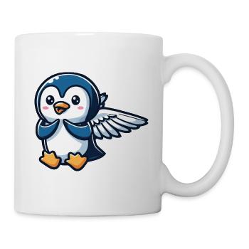 Ailes de manchot céleste - Mug blanc - blanc - Droite