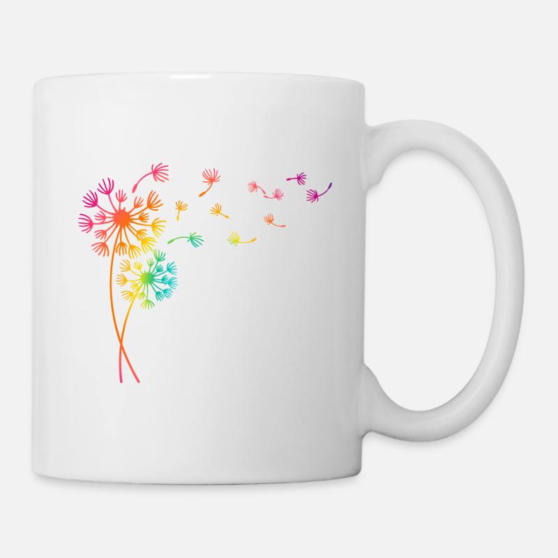 Löwenzahn - Tasse - Weiß