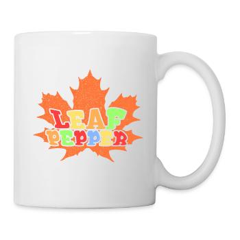 Blattpfeffer - Tasse - Weiß - Rechts