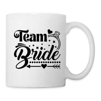 Équipe Mariée Enterrement de vie de garçon Fête de mariage - Mug blanc - blanc - Droite