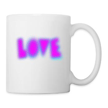 Love Shirt - Tasse - Weiß - Rechts