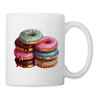 Donut für einen Donut-Liebhaber - Tasse - Weiß - Rechts